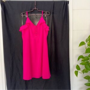 Vibrant Pink Sleeveless Dress
